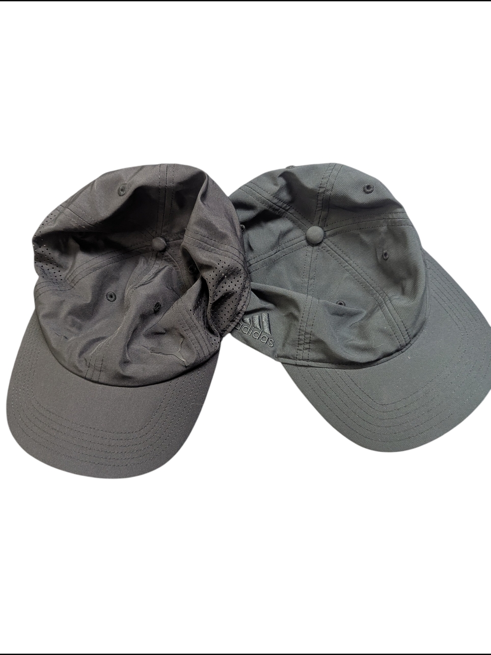 Womans Adidas and Puma Baseball Caps Both Black